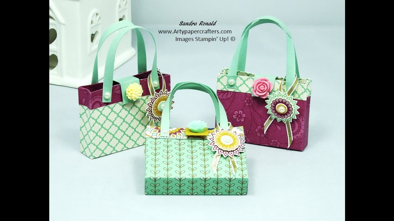 MINI HANDBAG/PURSE - SandraR UK Stampin' Up! Demonstrator Independent