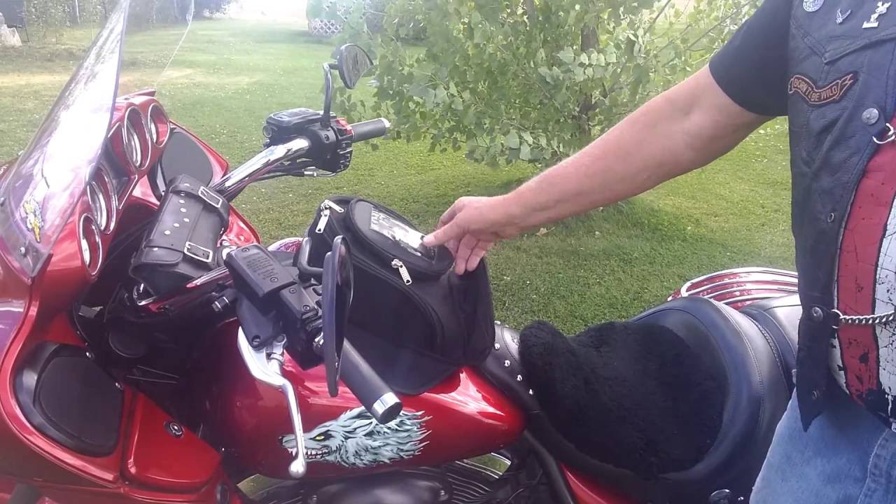 Kawasaki Vulcan Vaquero Motorcycle Tank Bag Review - vikingbags.com