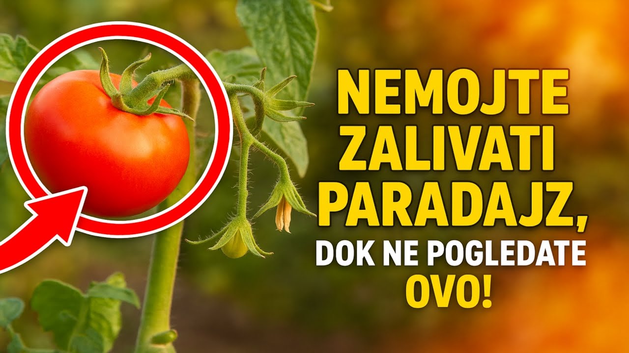 Немојте заливати парадајз, док не погледате ово! 💧 7 разлога зашто парадајз не рађа.