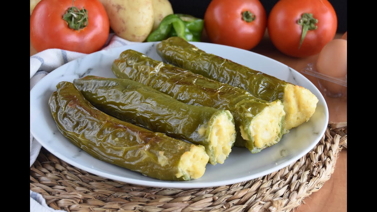 PIMIENTOS RELLENOS DE TORTILLA DE PATATAS !!!