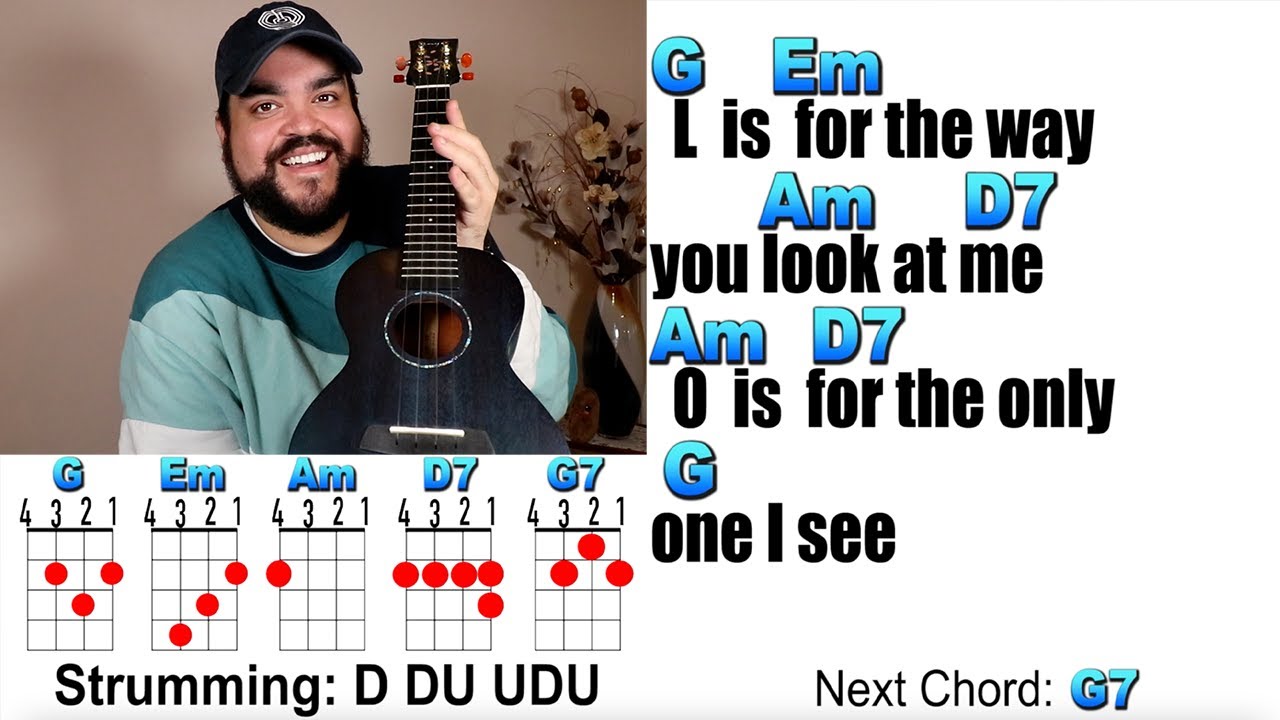 LOVE - Nat King Cole (Ukulele Play Along with Chords and Lyrics)