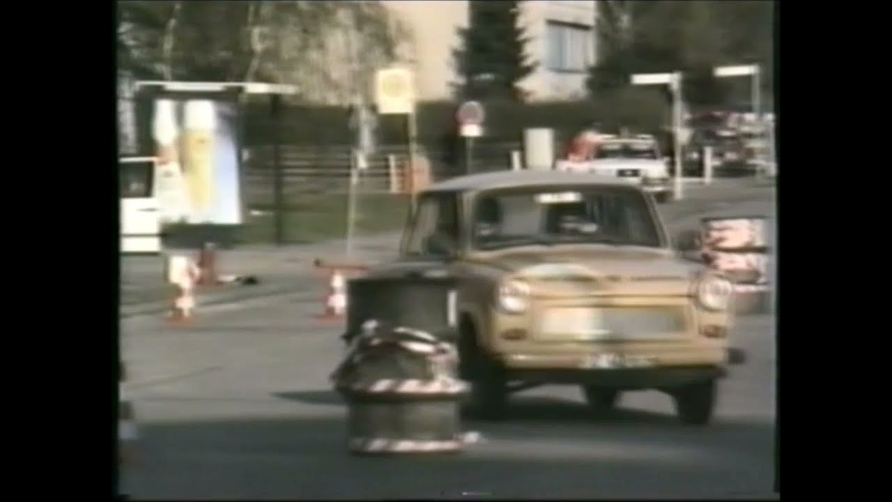 Rallye Trabant 601 - Stadtrundkurs Berlin 1990 - Motorsport Racing - Special Wertungsprüfung