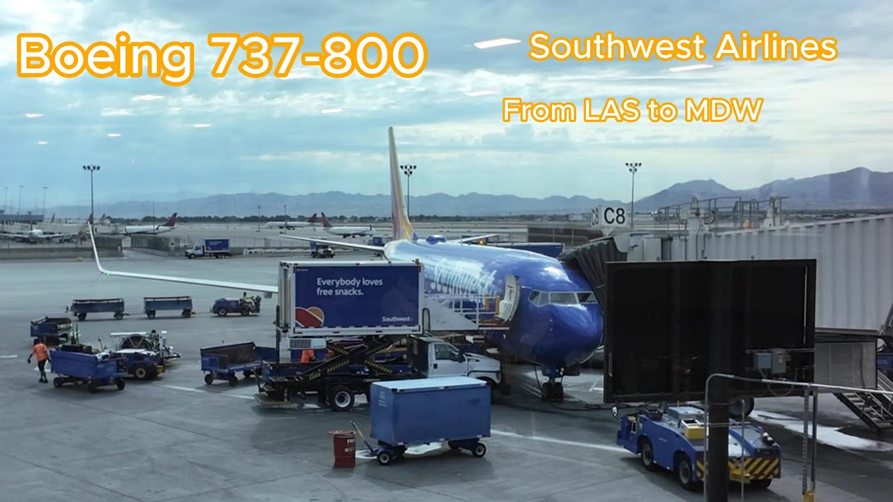 Traveling from Las Vegas to Chicago on a Boeing 737-800 | Southwest Airlines