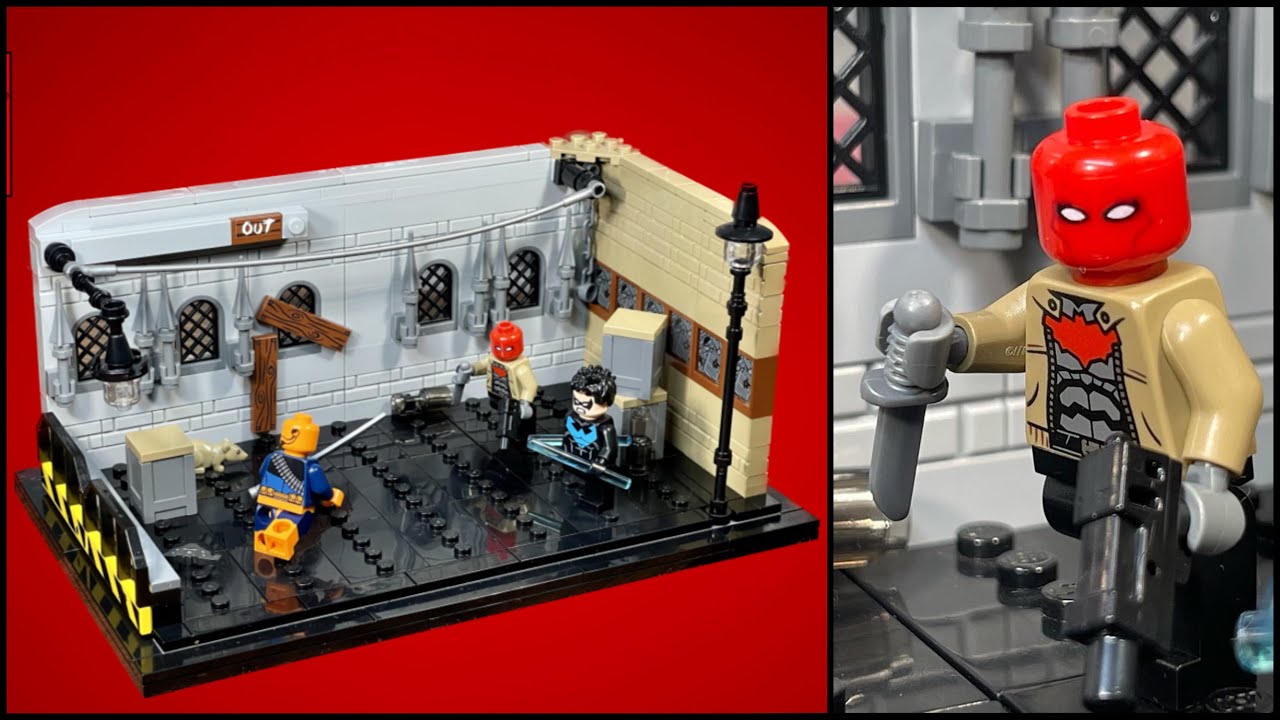 LEGO Nightwing and Redhood VS Deathstroke