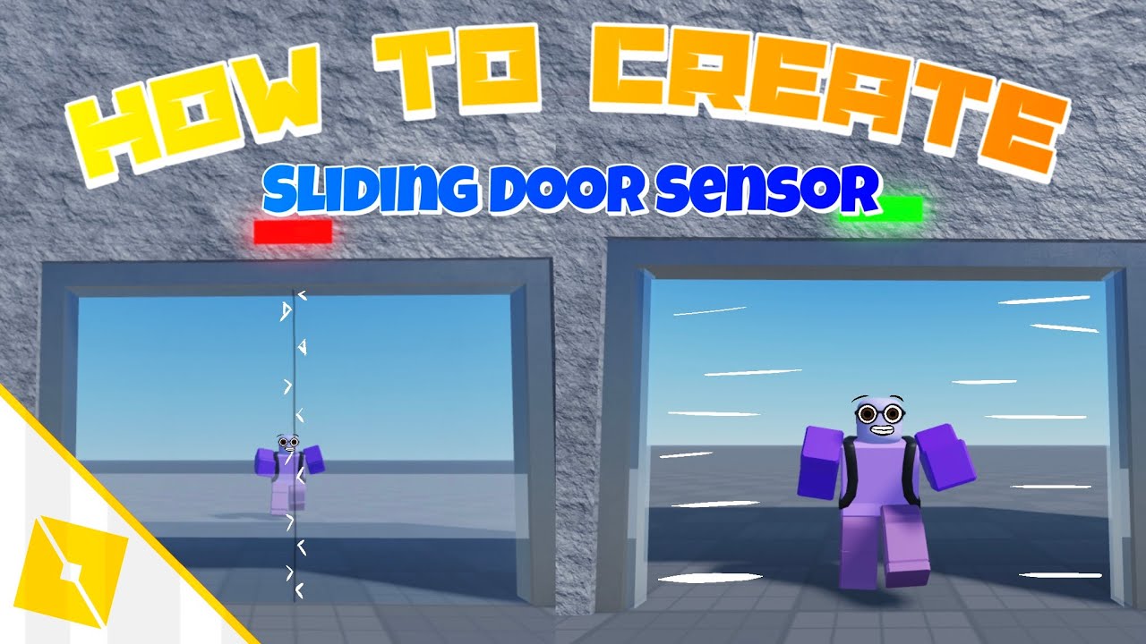 How To Make Automatic Sliding Door In Roblox Studio