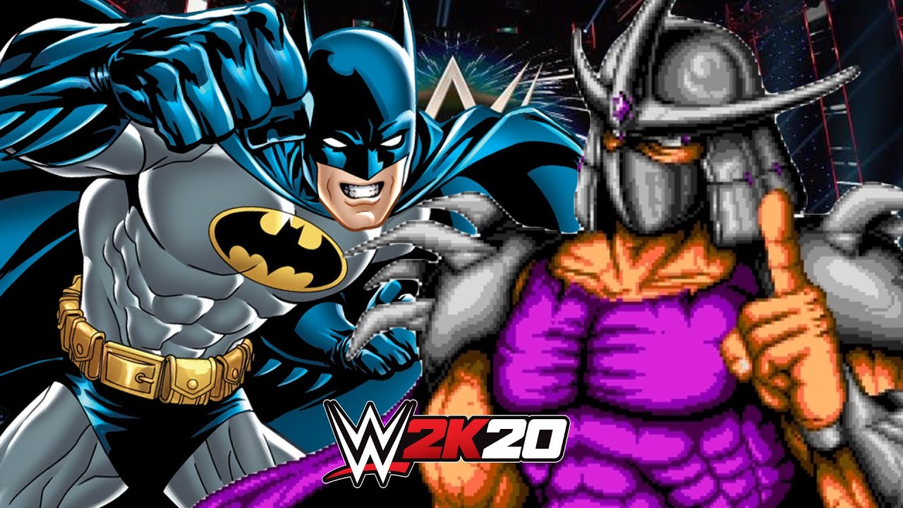 SHREDDER vs BATMAN - TMNT vs DC | WWE 2K20