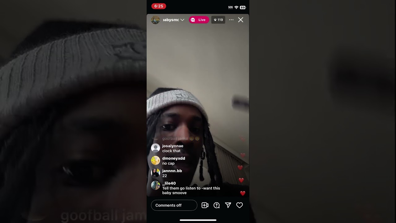 Baby smoove ig Live fans comparing smoove to loe shimmy Flow 