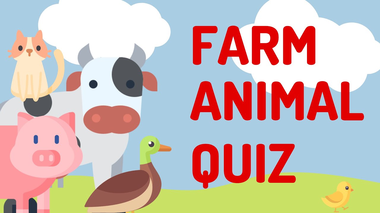 Farm Animal Quiz for Kids 🐔🐖 | Fun Guessing Game (Timed)