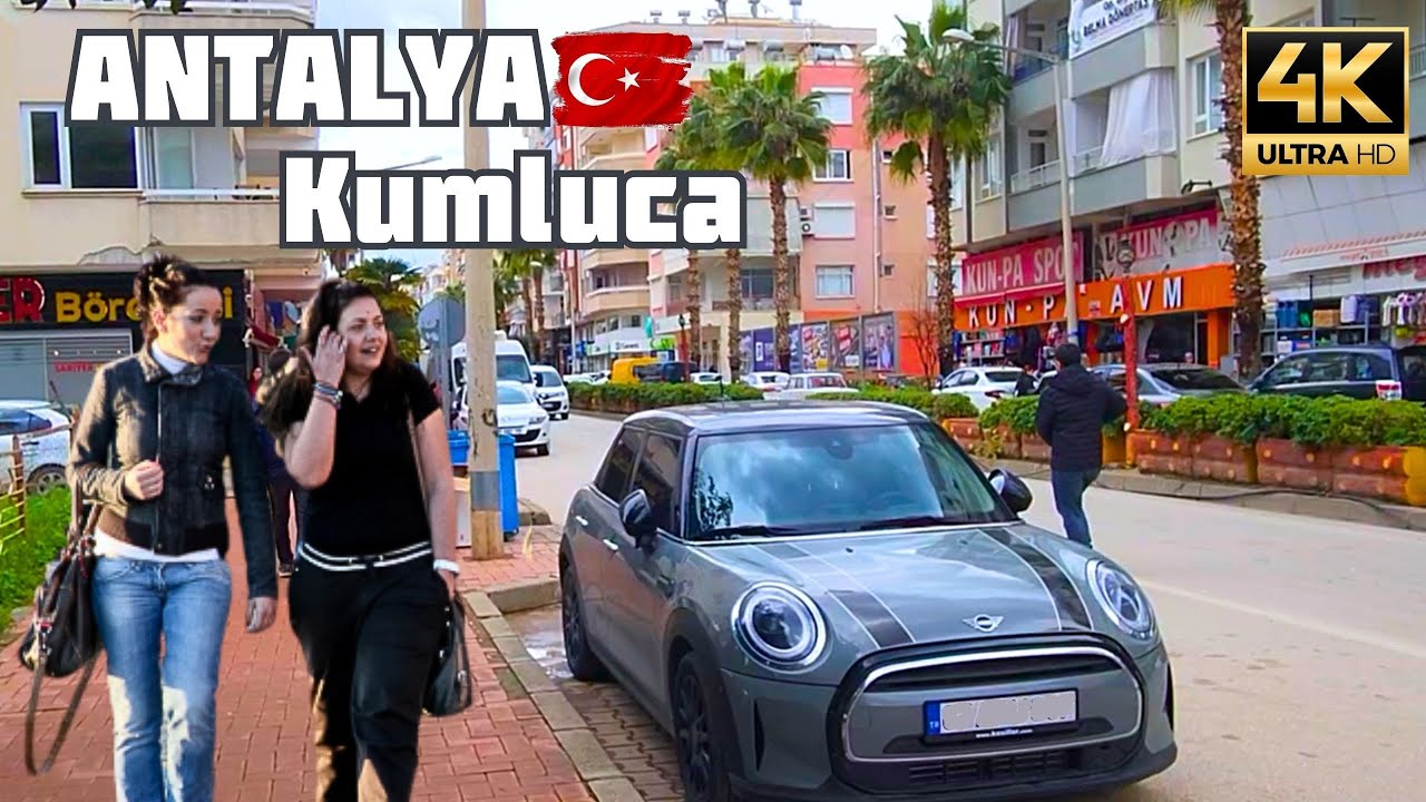 Kumluca/ Antalya Local Bazaar 2024 | Walk through the streets of Kumluca/Turkey 4K 60 fps UHD