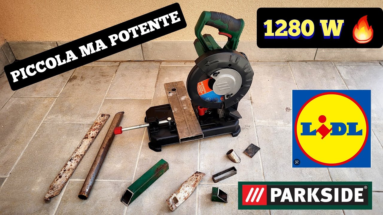 TRONCATRICE PER METALLI PARKSIDE PMTS 180 A1 | LIDL | TRONZADORA | TRENNSCHNEIDER |