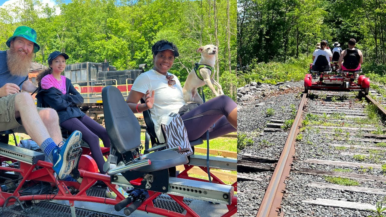 Catskills Rail Biking 🚂: A Magical Family Adventure 🌳🐶