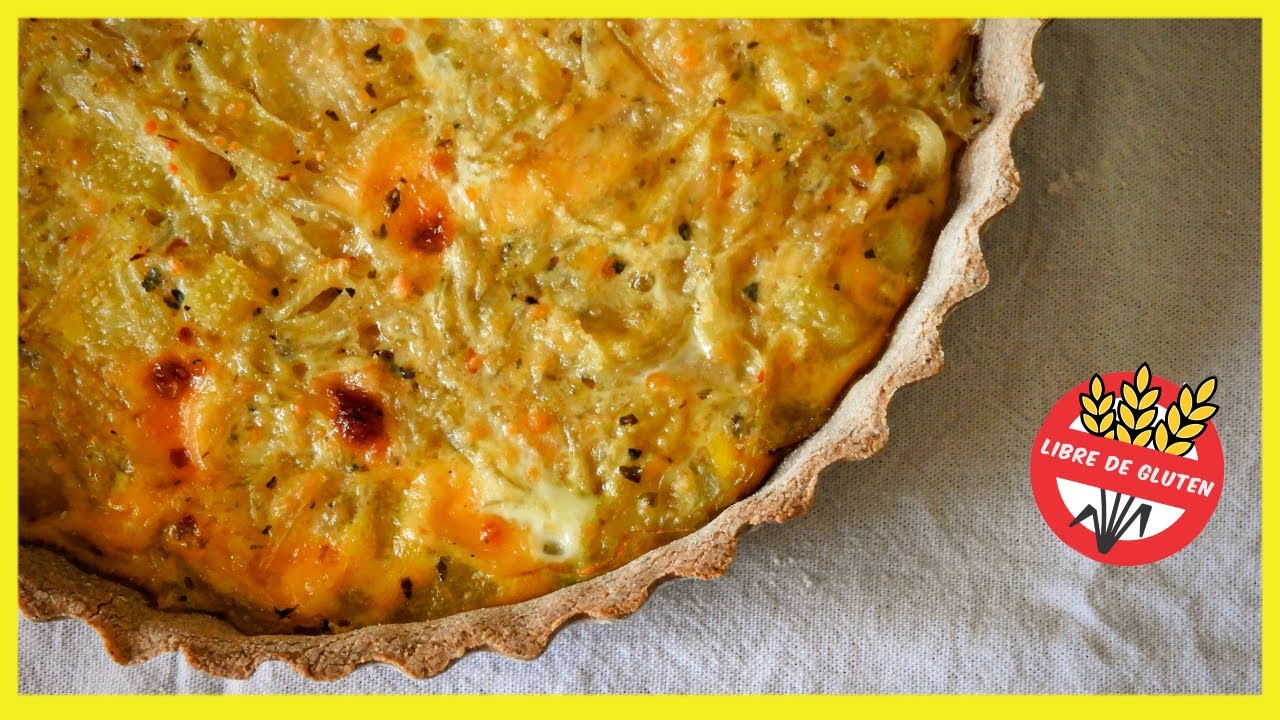 MASA de TARTA sin TACC en 3 PASOS (masa para tarta salada sin manteca)