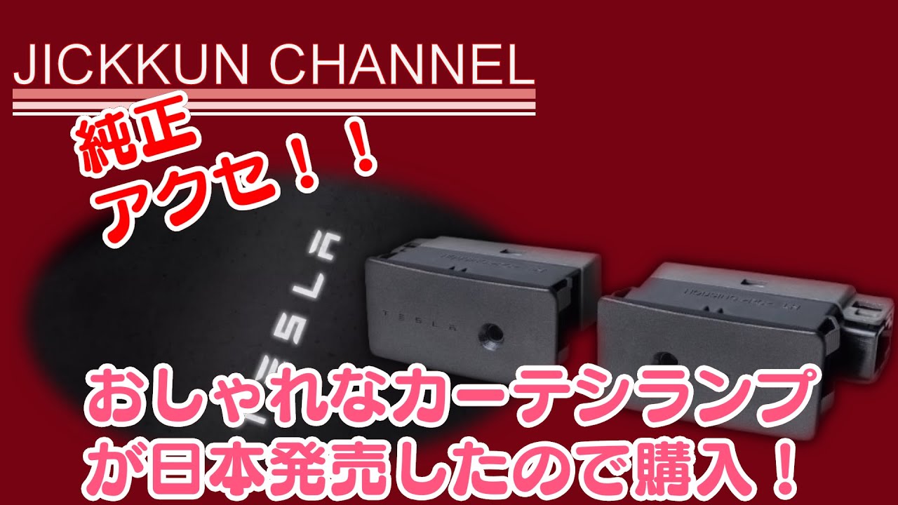 【テスラ】純正カーテシランプが日本発売！さっそく付けてみた！【モデル3】