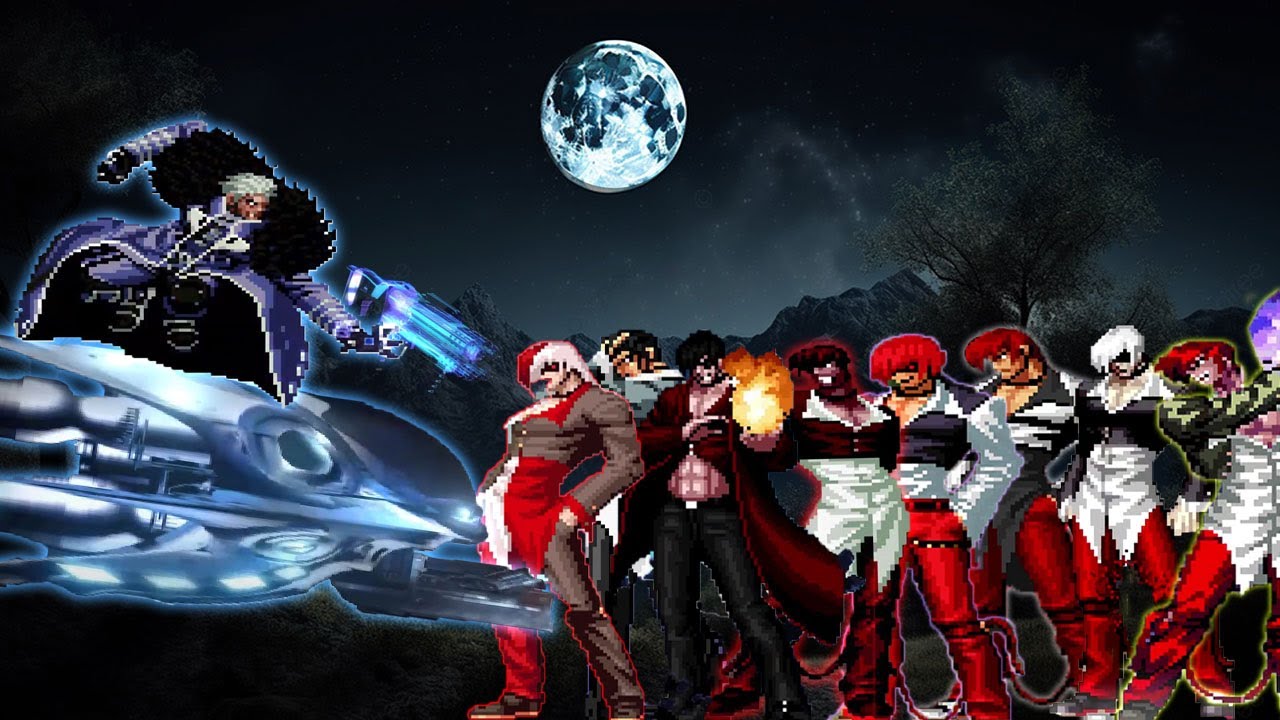 [Mugen KOF]  SpiritLandLords Vs 8 Iori Yagami Team