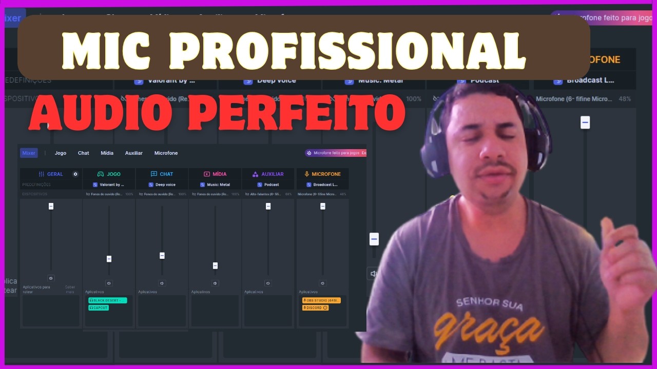 Como Deixar Seu Microfone PROFISSIONAL no SteelSeries GG