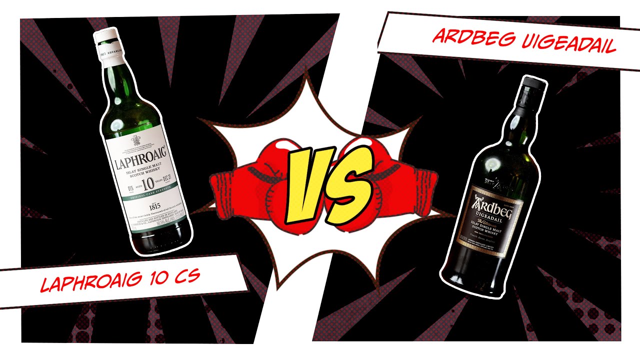 Laphroaig 10 CS против Ардбега Уигеадайла