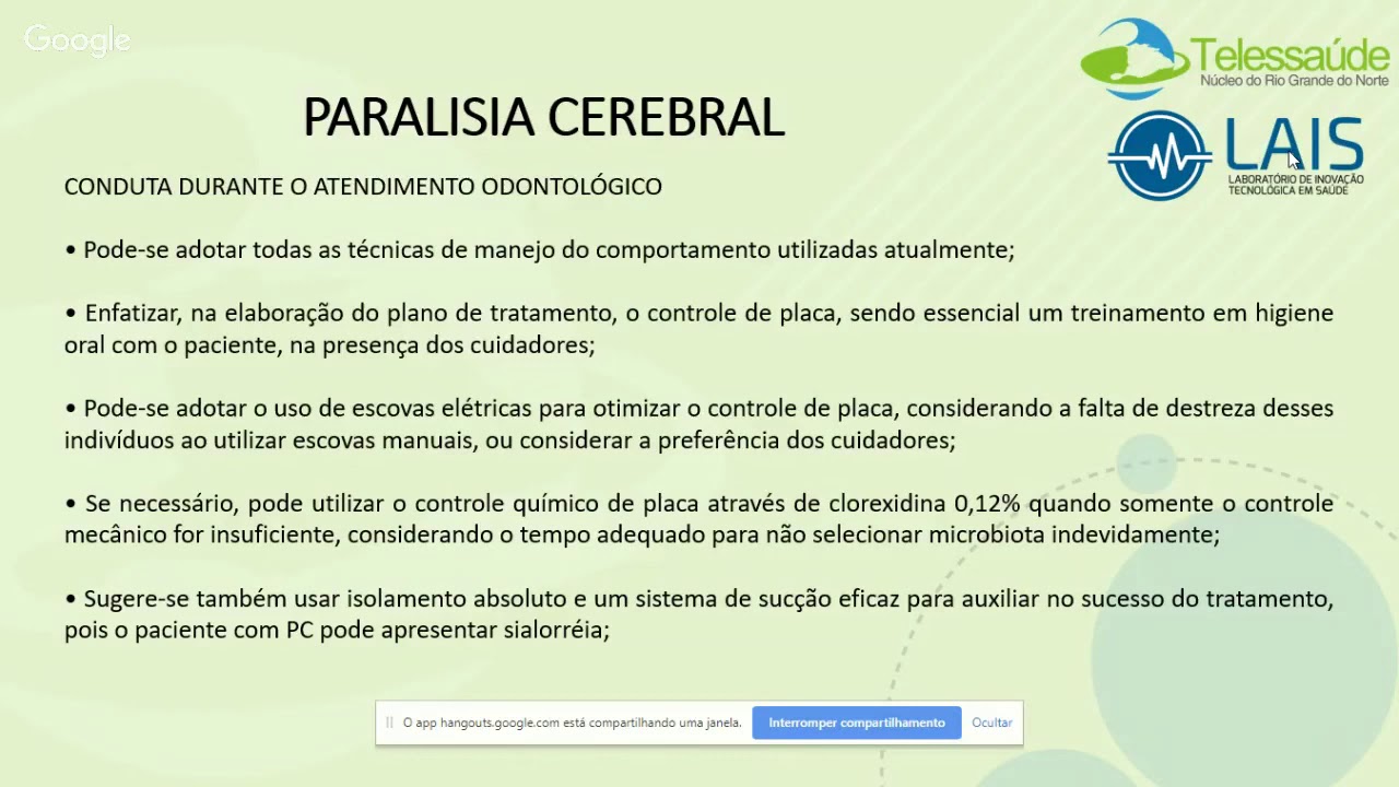 Manejo de Pacientes com Necessidades Especiais na Odontologia I