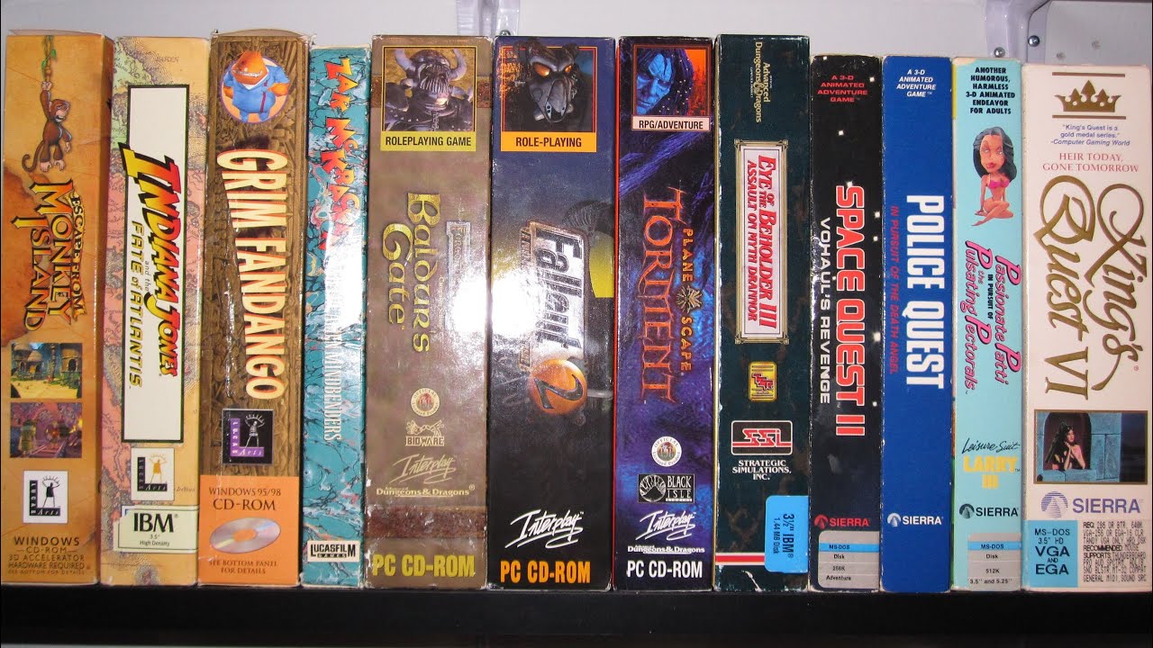 My PC games collection, revisited (100+ big boxes)