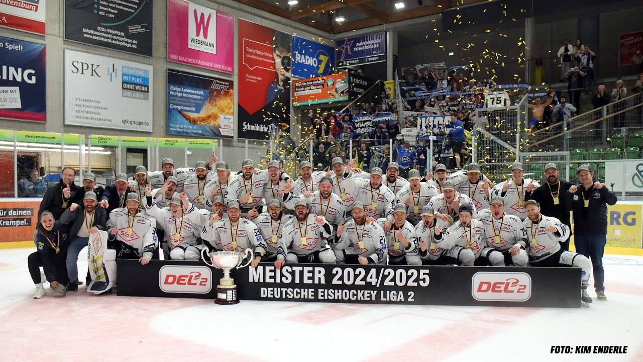 Ravensburg Towerstars vs Dresdner Eislöwen Game Highlights Playoff-Finale Spiel 7