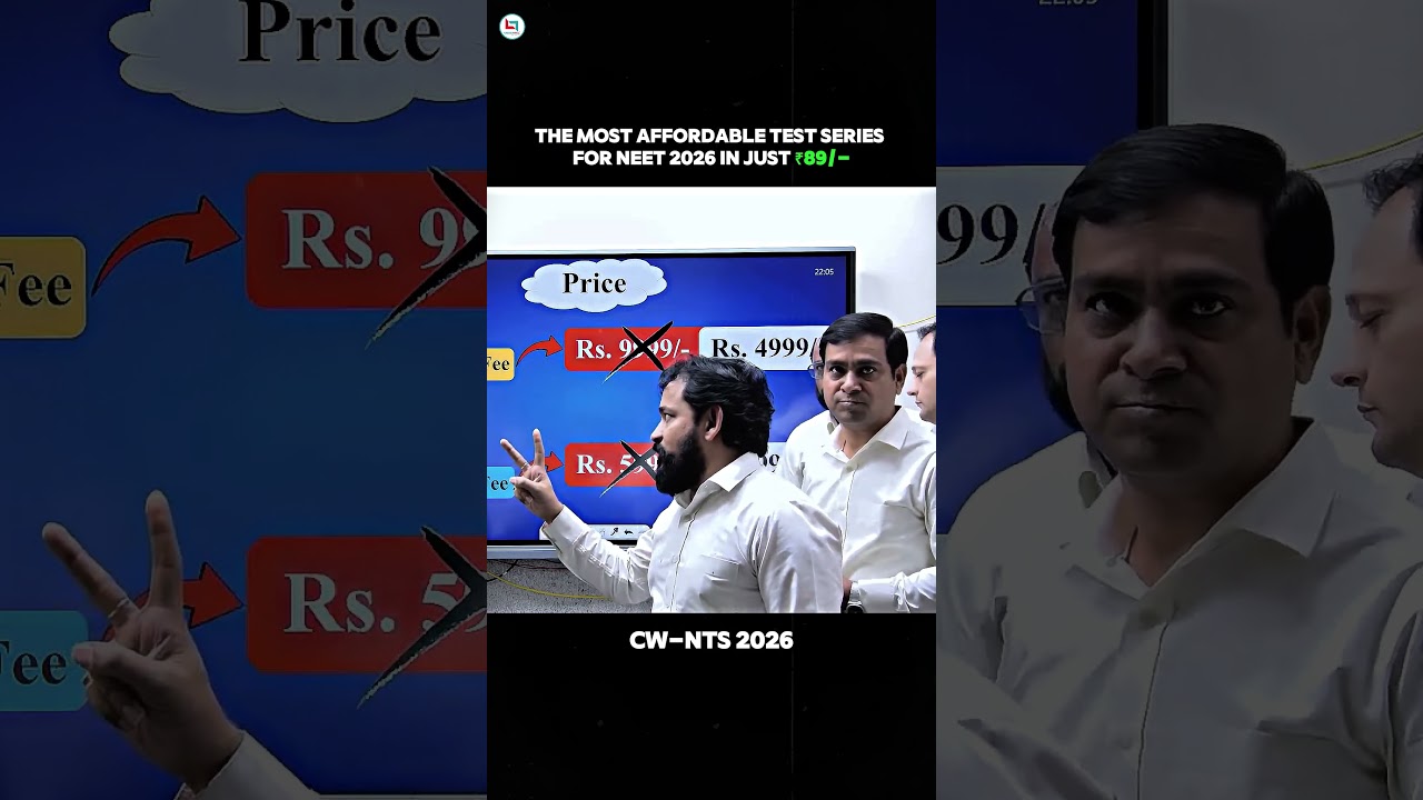 Neet NTS Test Series Just 89 Rupees | Careerwill Neet 2026 Preparation | Boost Neet Score 