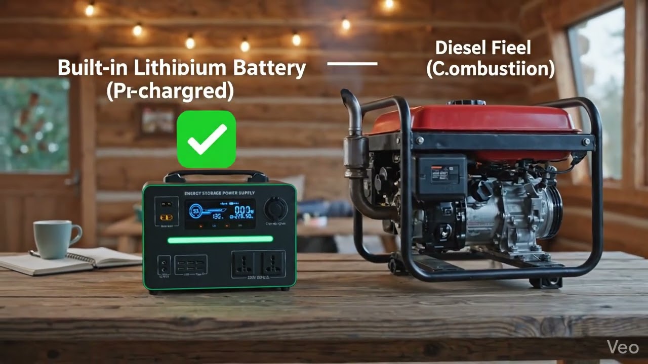 Portable Power Station vs. Diesel Generator: Which is Better for Off-Grid Living?
