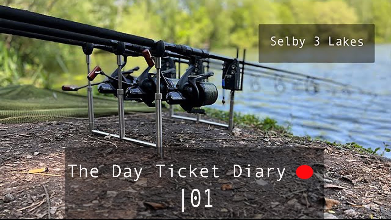 Selby 3 Lakes Carp Fishing || The Day Ticket Diary || 01