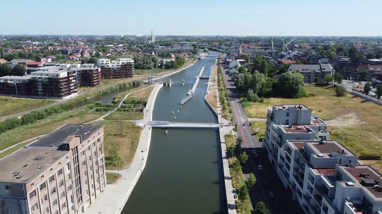 Harelbeke sluis officieel geopend in 2018