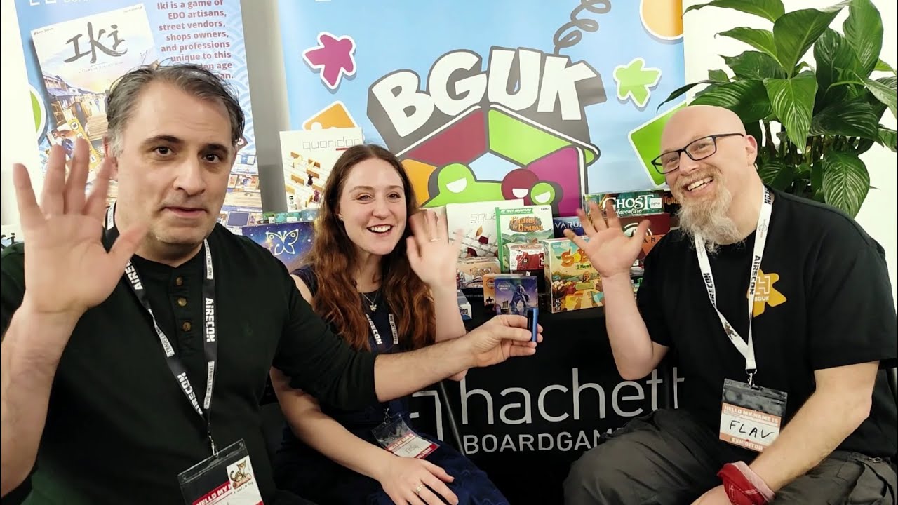 Who is bringing amazing board games to the UK? HACHETTE BOARD GAMES UK (Interview at Airecon 2022)