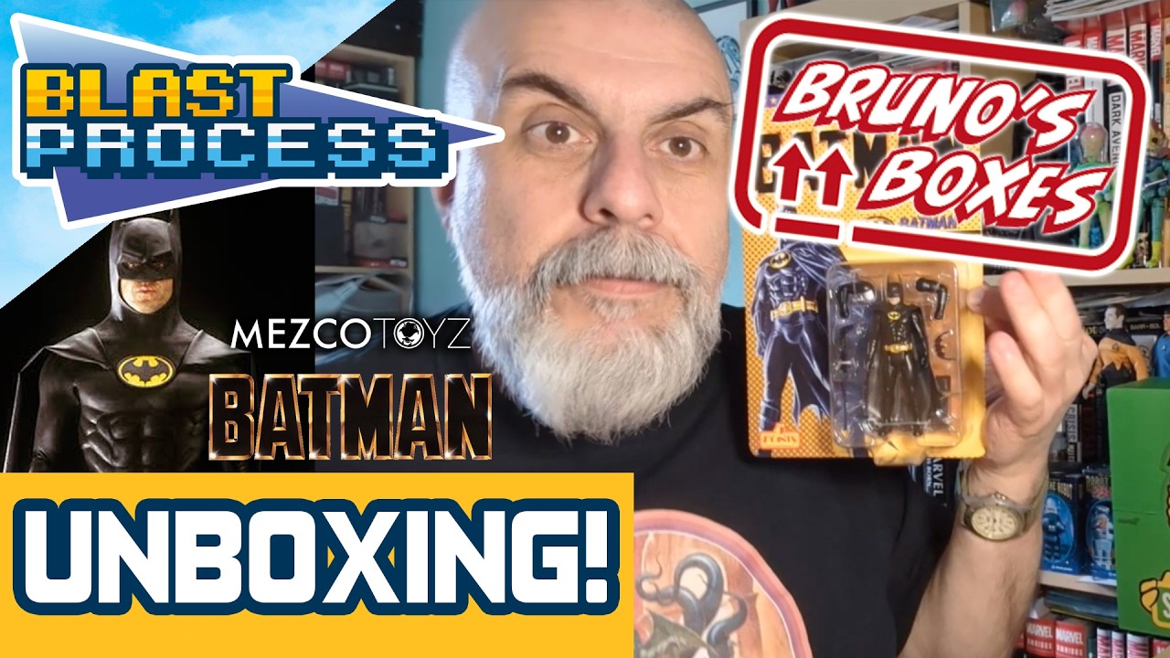 Mezco - Batman 1989 Deluxe Action Figures and Batmobile unboxing! | Bruno's Boxes