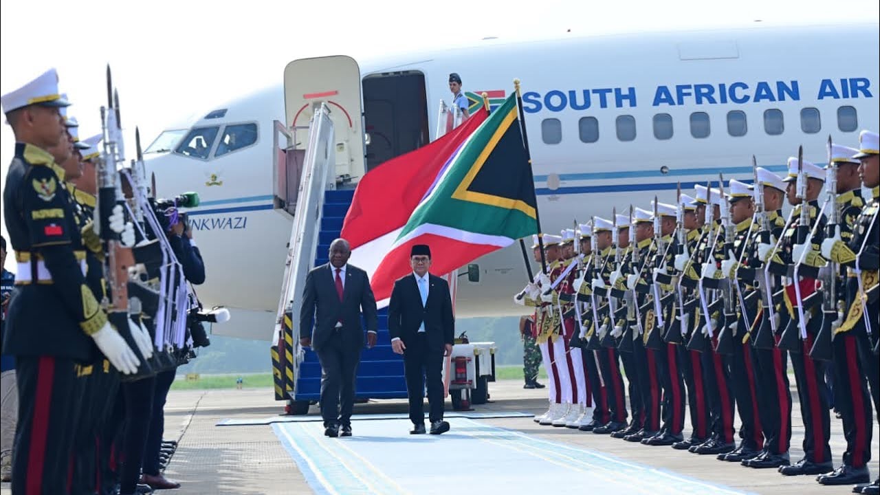 LIVE: Kedatangan Presiden Afrika Selatan Cyril Ramaphosa di Indonesia, Jakarta, 22 Oktober 2025