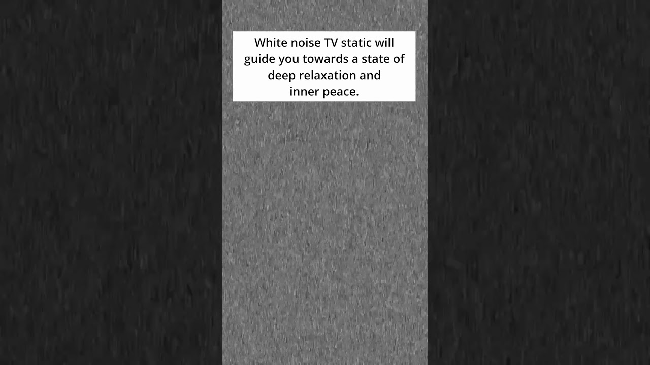 TV Static for Sleeping and Relaxing