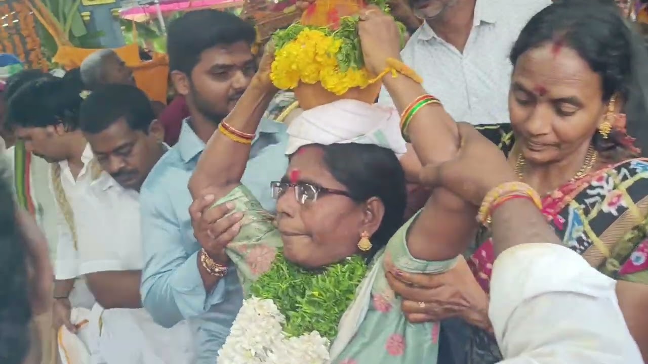 గంగమ్మ తల్లి జాతర పండుగ 3వ రోజు బోనాలు వేడుక వీడియో 6