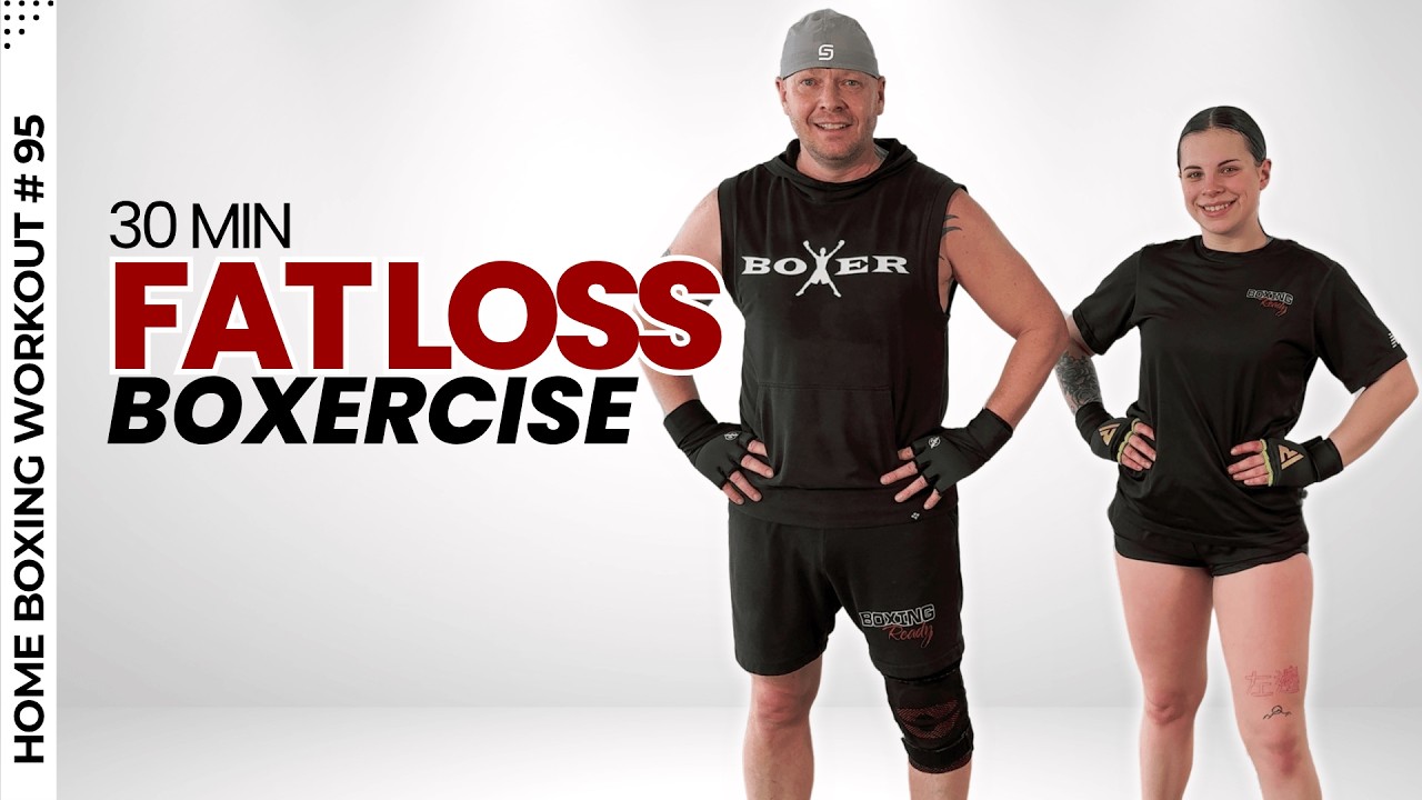 30 Min Full Body Cardio Boxing to Burn Fat - Boxercise