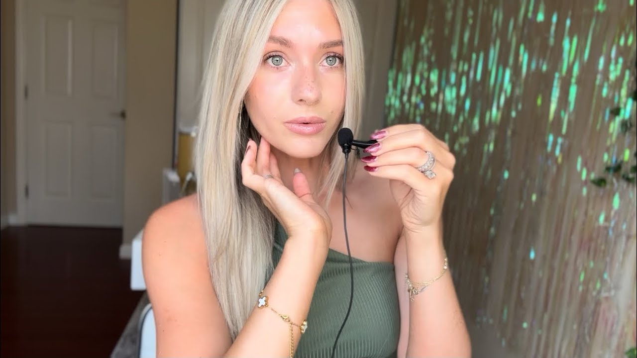 ASMR| Tracing My Face & Jewelry (Counting Freckles, Spoolie, Personal Attention)