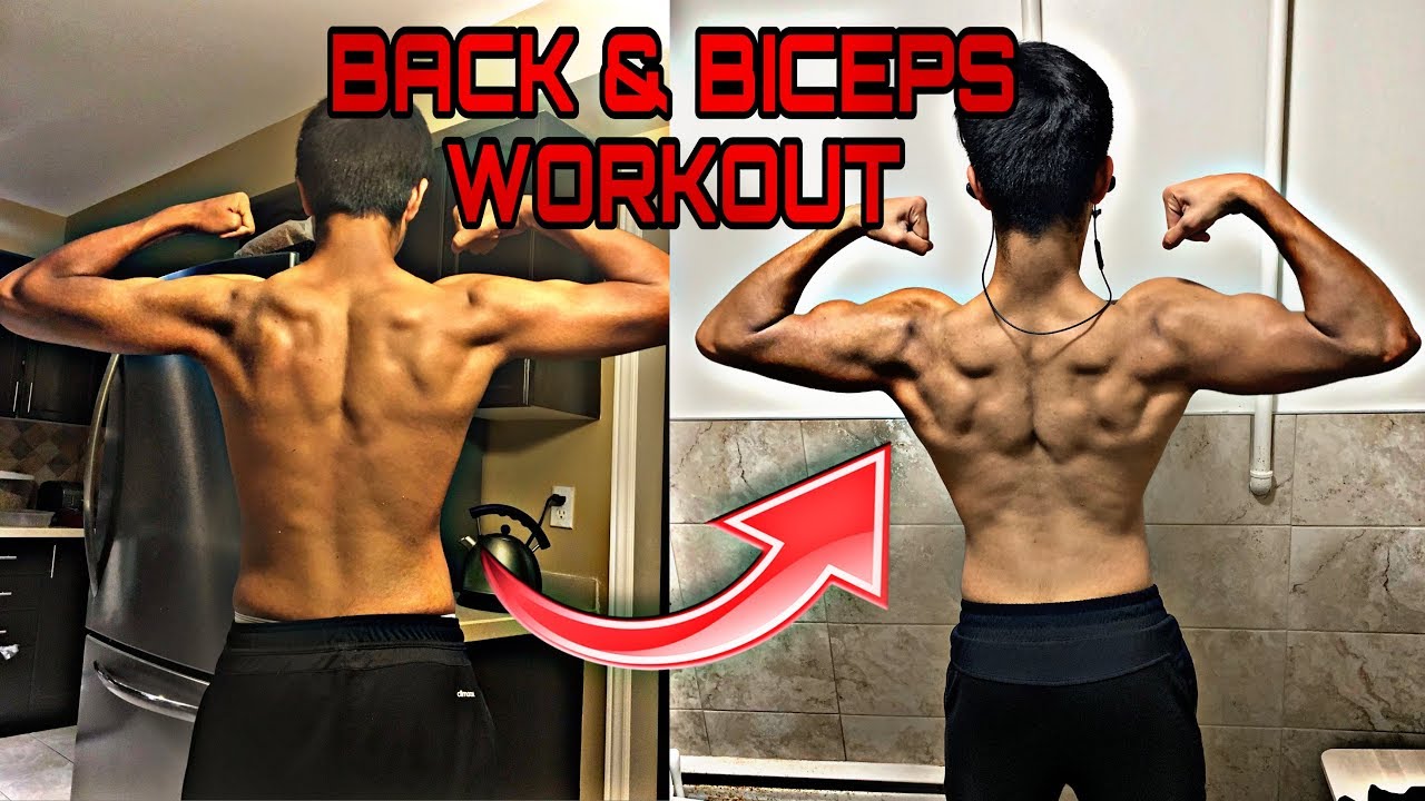 FULL Back & Biceps Workout For Mass! (V-Taper Workout)