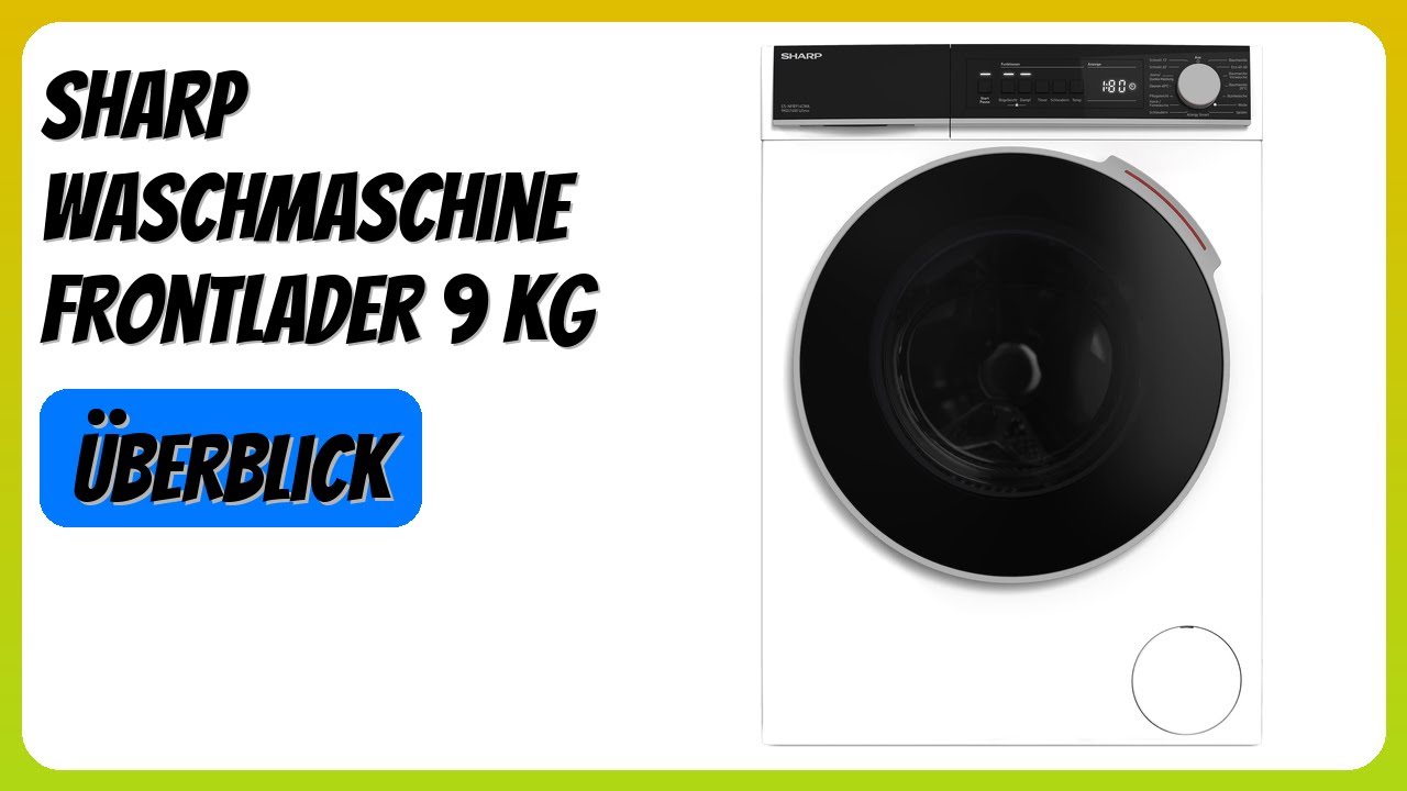 BEWERTUNG (2026): SHARP Waschmaschine Frontlader 9 kg. Infos