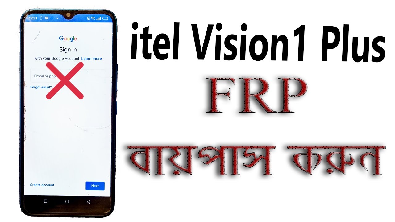 itel Vision1 Plus Frp Bypass Gmail Account Unlock P36 Pro LTE