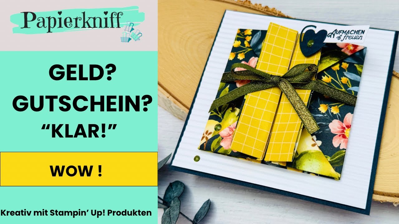 Pop-up 🎁 Gutscheinverpackung basteln – stilvoll, einfach & mit Wow-Effekt!