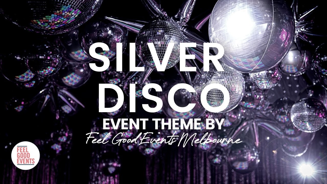 70s Silver Disco Party Setup | FEEL GOOD EVENTS