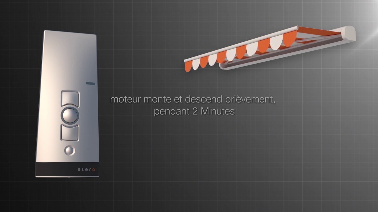 elero Programmation des fins de courses **SunTop**