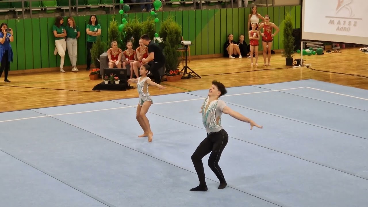 FRADI Acro. Cup. Budapest dynamic routine Müller Romnalin Khaohom - Eszter Márton Ágoston 12.05.2024