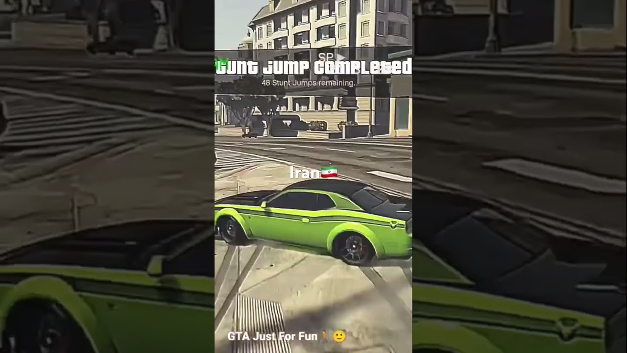 وقتایی که توی GTA&zwnj; حوصلت سر میره 🙂&zwj;↕️#gta #iran #youtubeiran