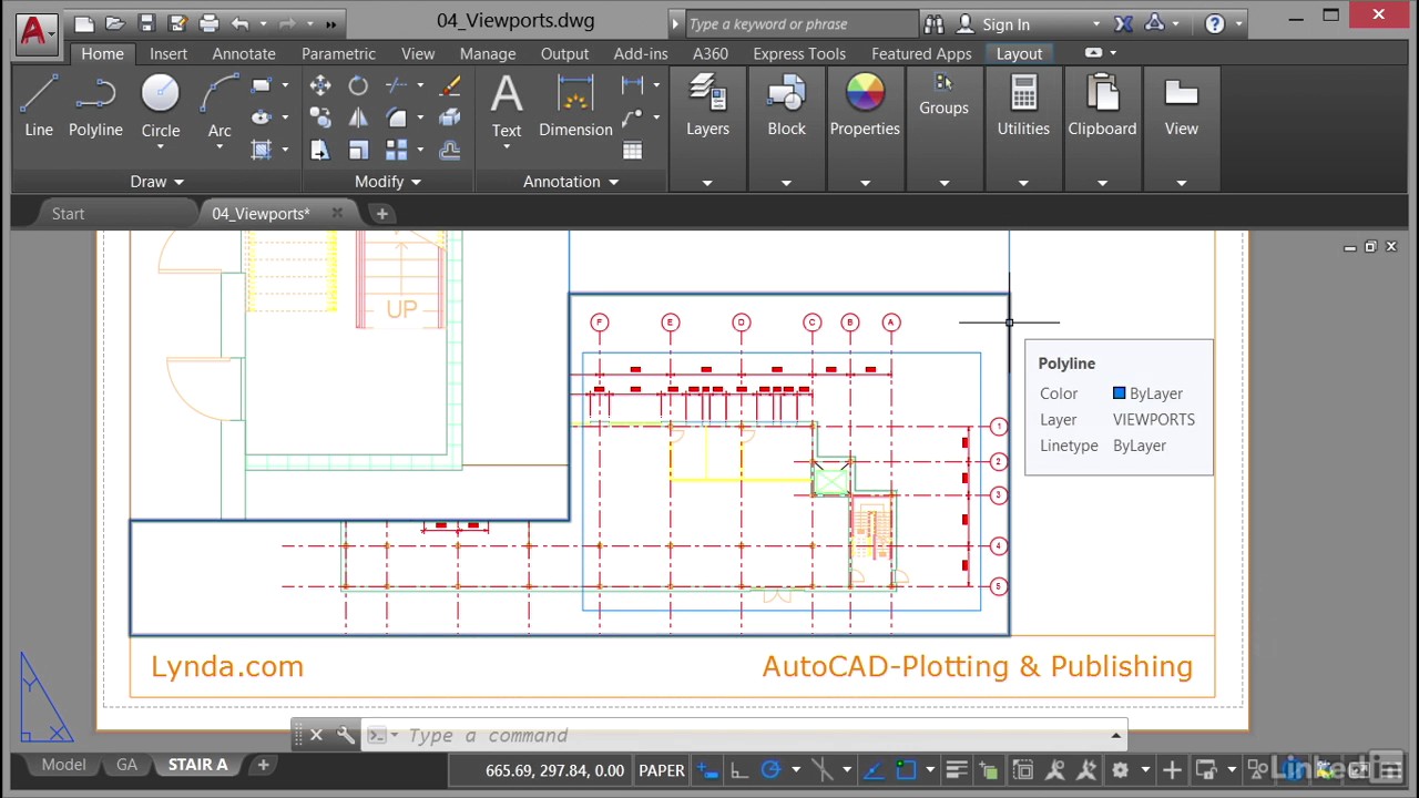 Учебное пособие по AutoCAD — Подрезка видовых экранов