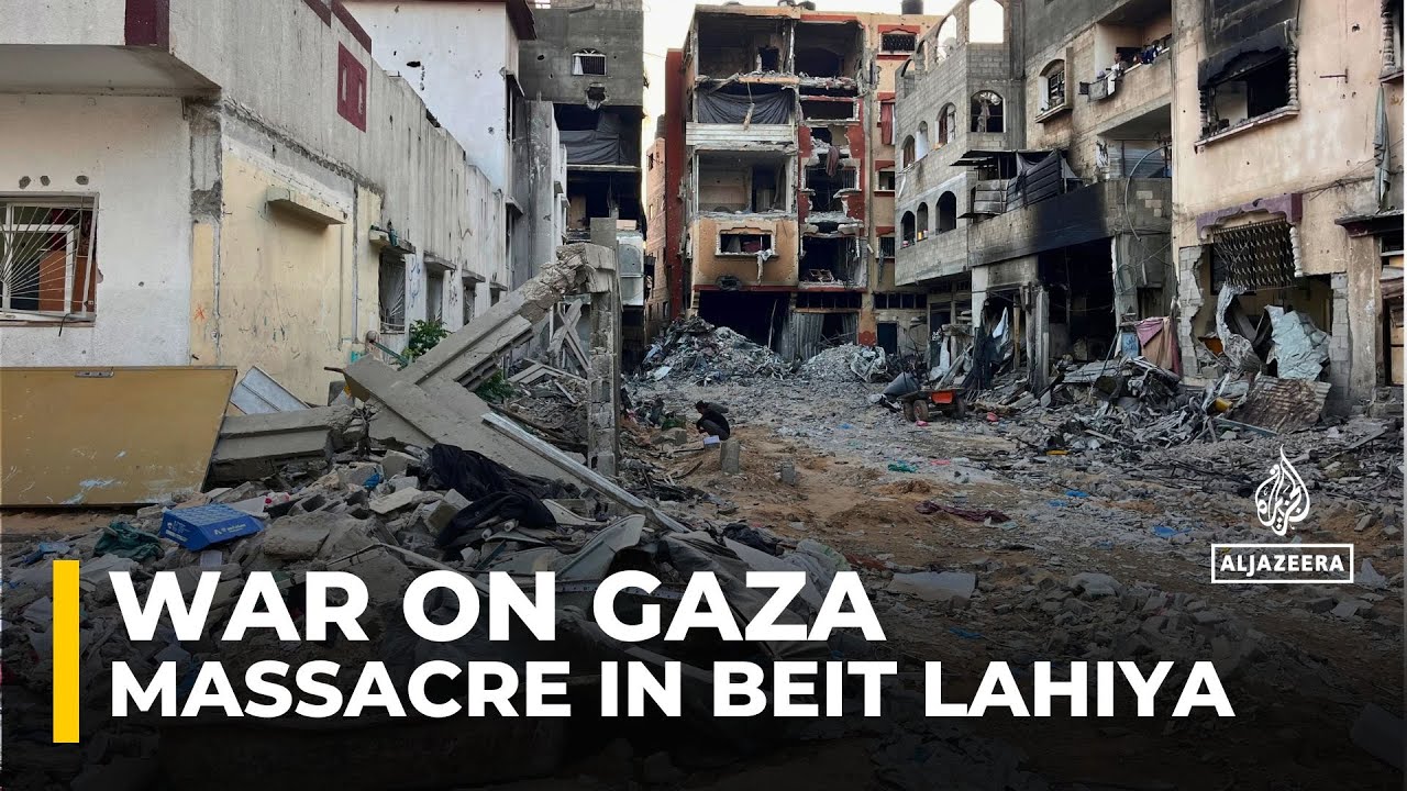 Israeli attack on a building in Beit Lahiya killed at least 50 Palestinians