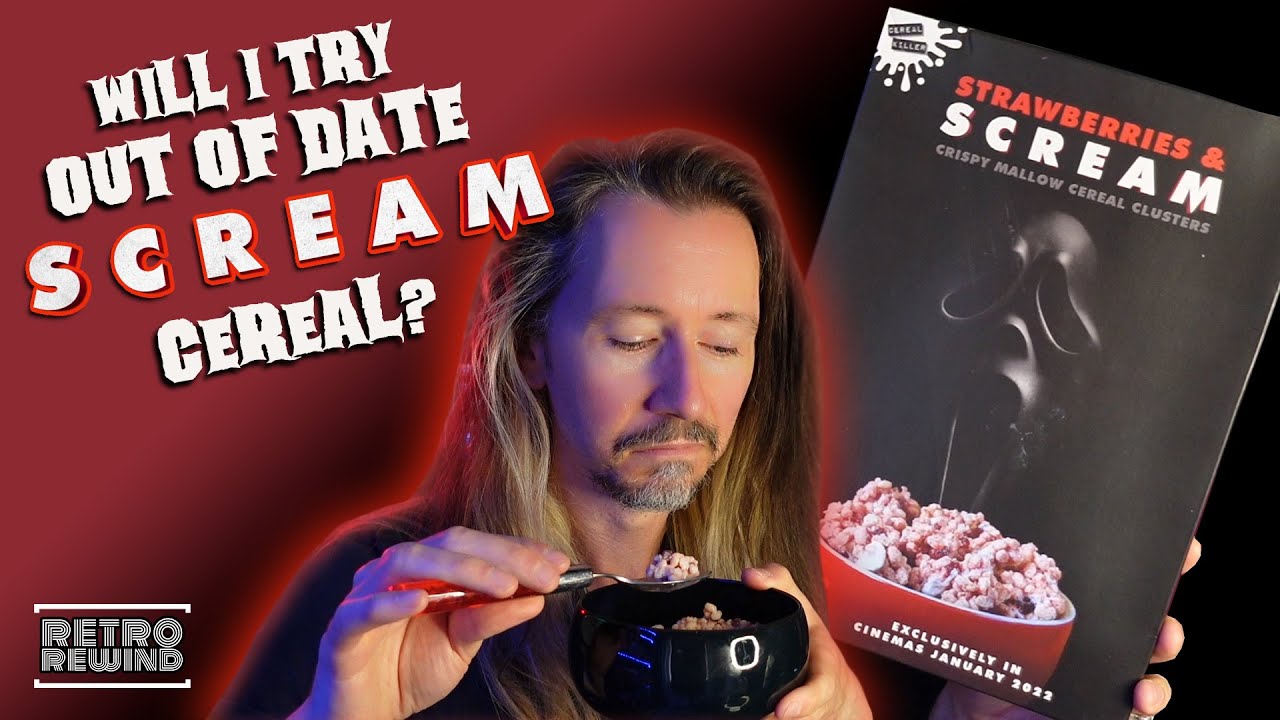 Will I Try Out of Date SCREAM Cereal? | Official Scream (2022) product by Cereal Killer Cafe