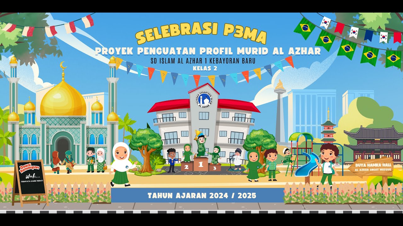 Selebrasi Proyek Penguatan Profil Murid Al Azhar Grade 2 SD Islam Al Azhar 1 Kebayoran Baru