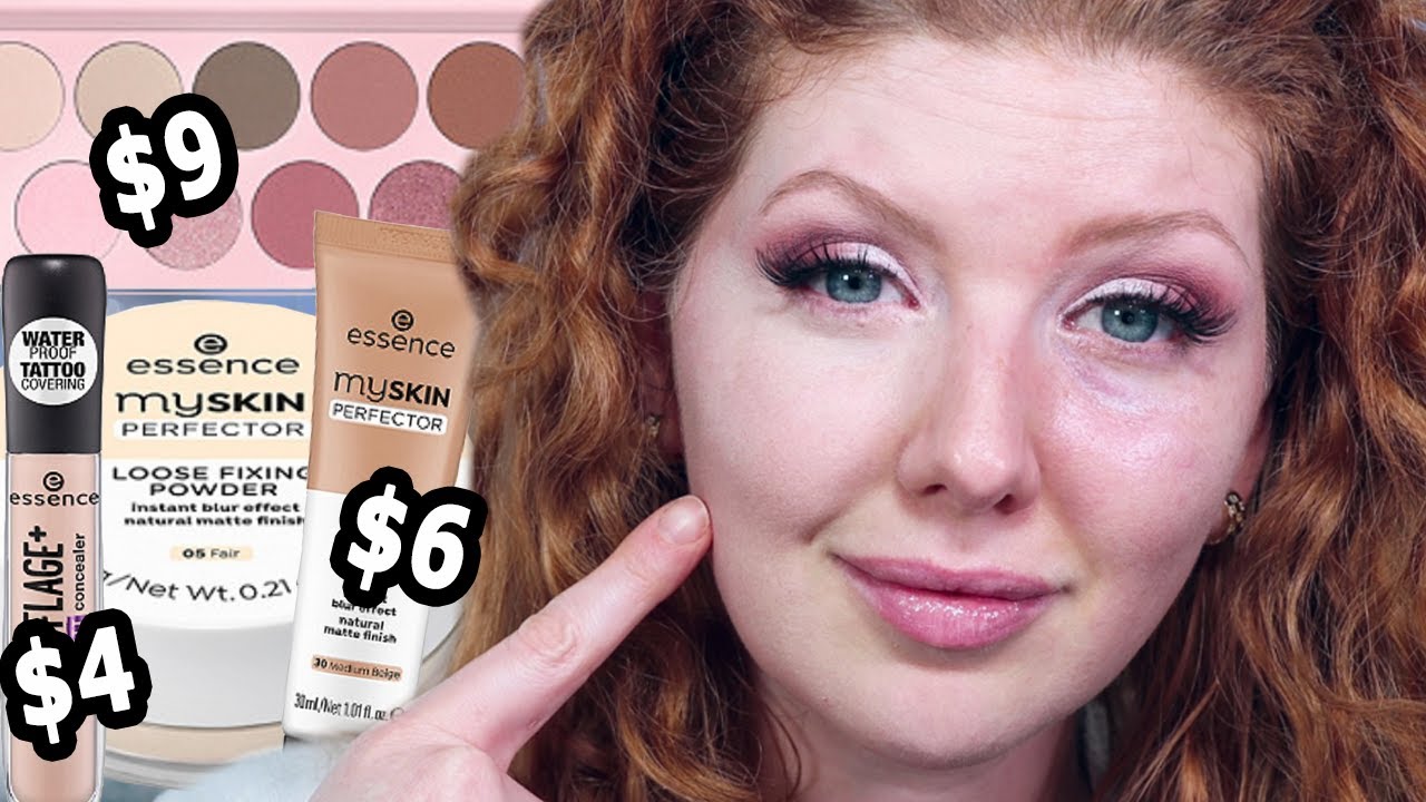 Full Face Tutorial Trying ESSENCE Makeup | Nothing Over $10