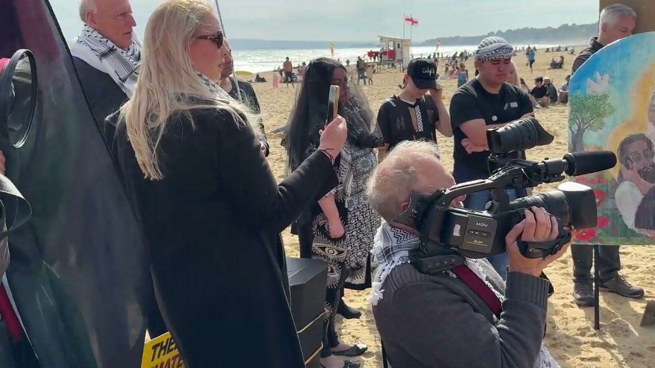 Easter in Exile: a multi-faith vigil for Gaza held in Bournemouth on Holy Saturday 2025. 4th video.
