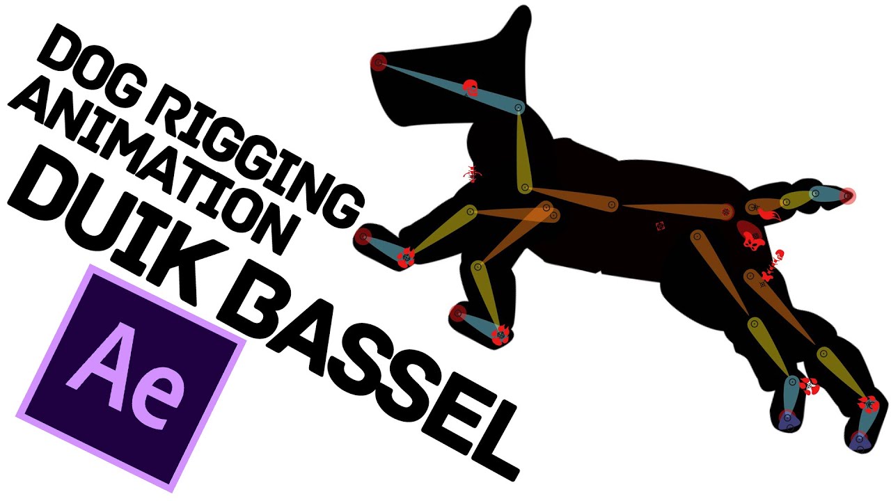 Duik Bassel Tutorial Part 8 of 30 | Dog Rigging & Animation| After Effects,Motion Graphics