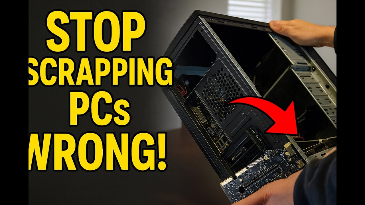 STOP Scrapping PCs Wrong! The REAL Value Inside Old Desktop Computers 💰🔥